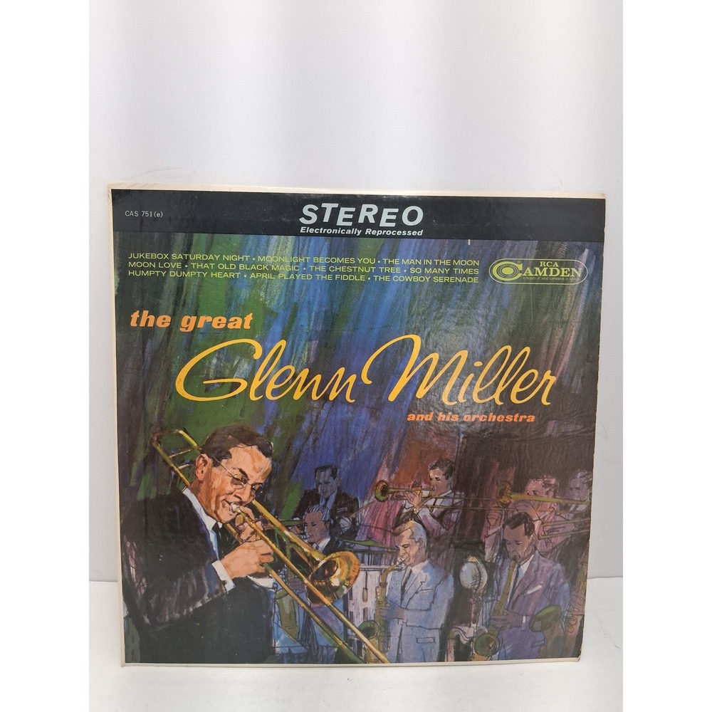 The Great Glenn Miller and His Orchestra Vinyl LP RCA Camden CAS-751(e) Stereo